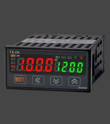 TK4N-R4RR ПІД-регулятор (100-240 VAC, 48x24 мм, нагрів/охолодження, реле/реле ,трансміттер 4...20 мА) 000140359 фото