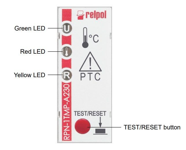 RPN-1TMP-A230 реле контролю температури, вхід для PTC 000174869 фото