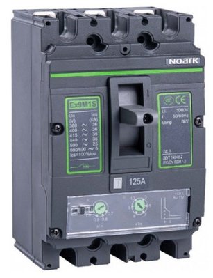 Автоматичний вимикач MCCB Ex9M1S 36kA 3P 125A EU (111800) 000199108 фото