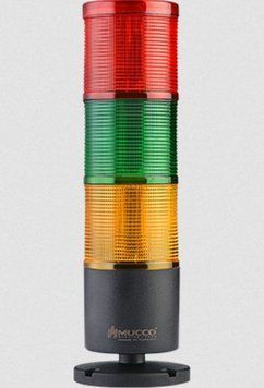 SNT-7024-SB3-L Світлосигнальна колона черв,зел,жов (smd LED+ звук, кріпл на стіну 24V DC) 000187834 фото