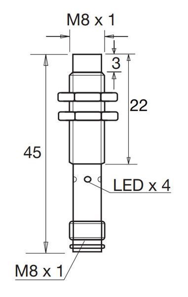 IA08BSN25NCM5 Датчик індуктивний 000117927 фото