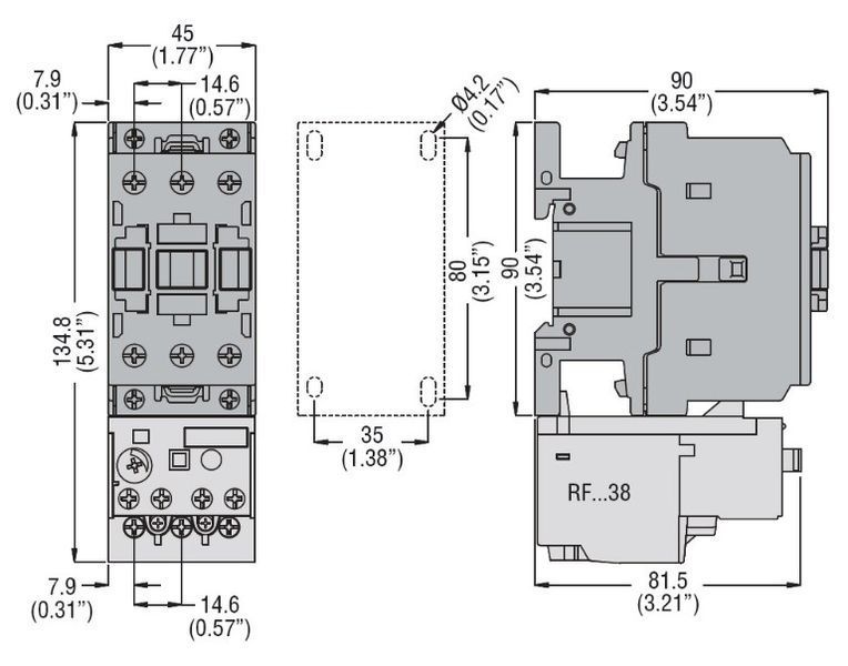 Контактор BF38 00 A110 000072116 фото