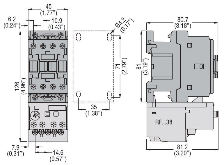 Контактор BF12 10 A230 000127550 фото