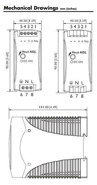 SPD05601 імпульсний Блок живлення 90-265VAC/5VDC, 10A 000080454 фото