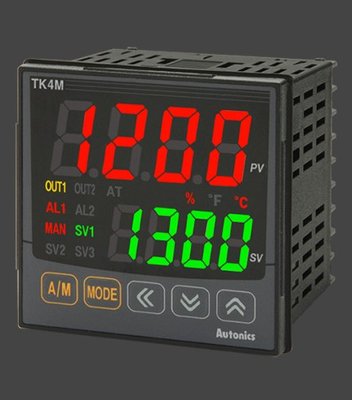 TK4M-12RR ПІД-регулятор (24 VAC, 24-48VDC, 72x72 мм, нагрів/охол., вихід реле/реле, аварійний вихід) 000151458 фото