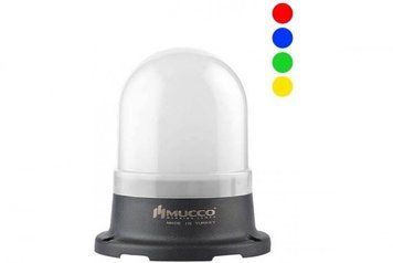 SNT-74-B-RGB Проблисковий маяк RGB (smd LED+звук червоний, зелений, жовтий, синій, 70мм, 12-24V DC) 000184870 фото