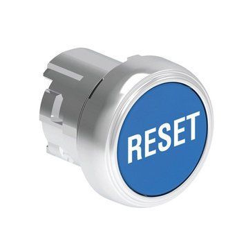 Кнопка метал., синя, із символом "Reset" LPS B1196 000212178 фото