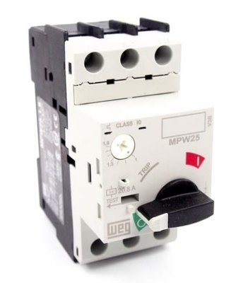 Автоматичний вимикач захисту двигунів MPW25-3-U001 (10409813) 0,63-1А 000166834 фото