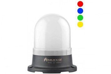 SNT-74-RGB Проблисковий маяк RGB (червоний, зелений, жовтий, синій, 70мм, 12-24V DC) 000163519 фото
