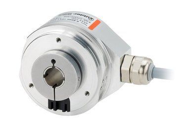 Енкодер 8.5825.3842.10000 вих. RS422 з інверс U=10...30Vdc пол вал 12мм фл/cт. &Oslash;65 12pin M23 000216230 фото