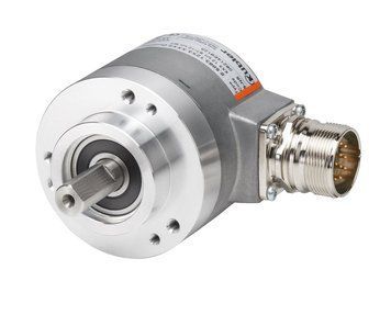 Енкодер 8.5863.2125.B721 вих. SSI Binary U=10...30Vdc 17Bit+12Bit d=6мм синхро &Oslash;58 аксіал. 8pin M12 000110689 фото