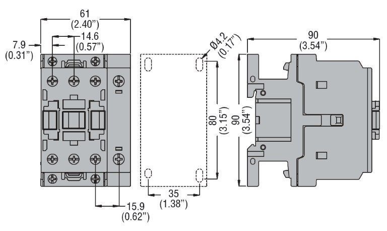 Контактор BF38 T4 A230 000127564 фото