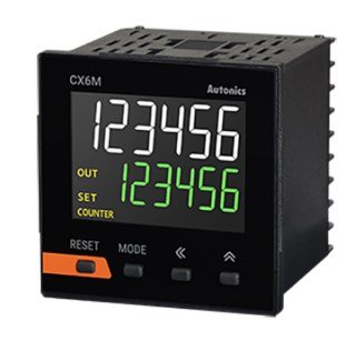 CX6M-1P4 Лічильник імпульсів / таймер (LCD, 100-240 VAC, 72x72 мм, 1 вихідне реле) 000173823 фото
