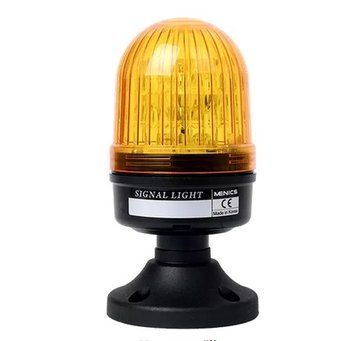 MS66G-B00-Y Проблисковий маяк (LED, жовтий, сирена 80 dB, 68 mm, 12-24V AC/DC) 000184466 фото