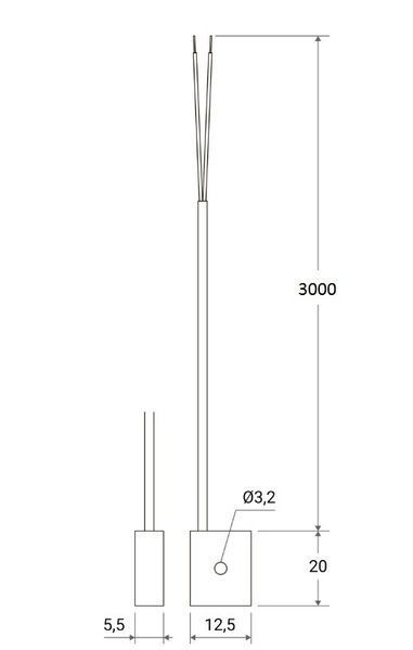 ТСП-2-8-Pt100-В-3-3000-МЕ-/-50...250/ Термоперетворювач 000211187 фото
