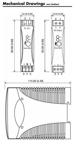 SPD24051 імпульсний Блок живлення 90-265VAC/24VDC, 0.21A 000066995 фото