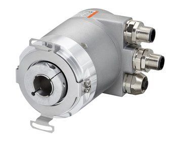 Енкодер 8.5888.1332.3113 вих. Profibus-DP U=10...30V полий вал 10мм фл/ст роз'єми 3xM12 SET 000213490 фото
