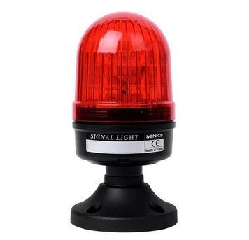 MS66G-BFF-R Проблисковий маяк (LED, червоний, сирена 80 dB, 68 mm, 110-220 VAC) 000162603 фото