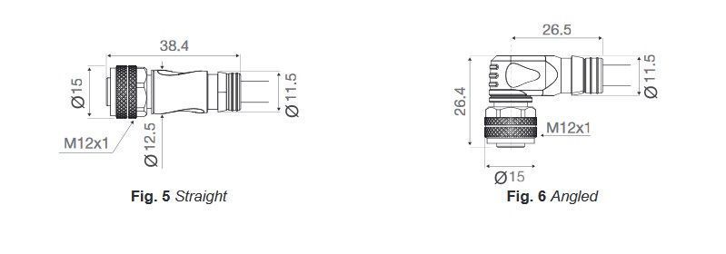 CONE14NF-A10 Конектор кутовий М12 (4-pin) з кабелем 10м. 000202760 фото