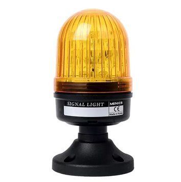 MS66G-BFF-Y Проблисковий маяк (LED, жовтий, сирена 80 dB, 68 mm, 110-220 VAC) 000162604 фото