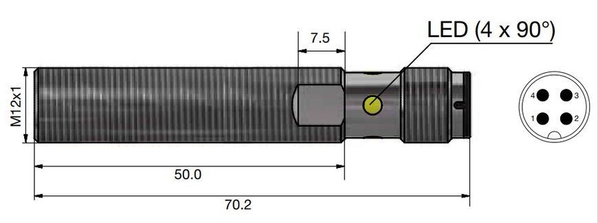 ICB18L50F05POM1 Датчик індуктивний 000133766 фото