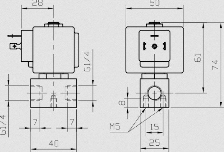 D22N (G1/4, NС, PEEK, 0...350 bar, -10...130 C, 24 VDC, TM35) Клапан эл.магн. (320827) 000149204 фото