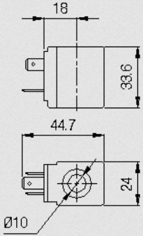 ТМ25/S (230VAC, 4W) Катушка электромагнитного клапана (296105) 000205471 фото