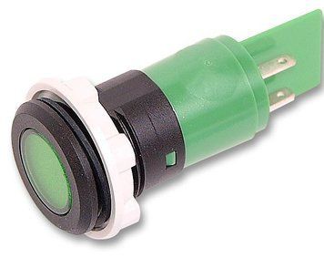 195F1231 світлод. інд IP67 22мм 230VAC 4mA зелений 000074756 фото