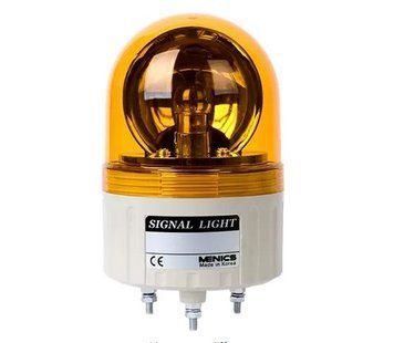ASGB-02-Y Проблисковий маяк (жовтий+сирена, 86 мм, 24V AC/DC) 000184464 фото