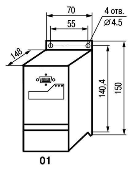 Перетворювач частоти векторний 0,75 кВт; 380В. ПЧВ101-К75-В 000092624 фото
