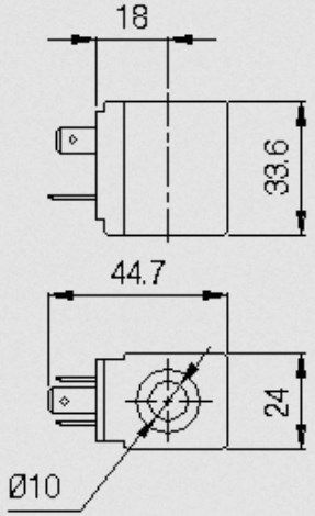 ТМ25 (24VDC, 6W) Катушка электромагнитного клапана (296400) 000205470 фото