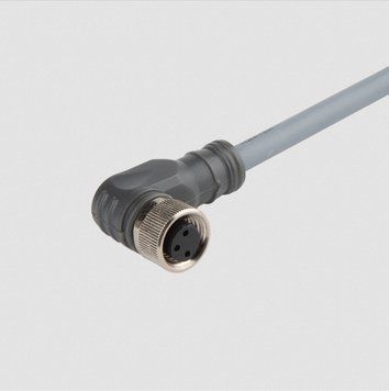 CONE54NF-A2 Конектор кутовий М8 (4-pin) з кабелем 2м. 000200846 фото