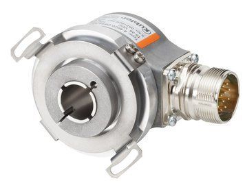 Енкодер 8.5020.2521.3600 вих. Push-Pull (7272) з інверс Uжив=5...30Vdc пол вал12мм рад каб 1м 000221407 фото