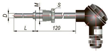 дТС145Л-100М.В3.60 Термоперетворювач ТСМ (100М) 000112670 фото