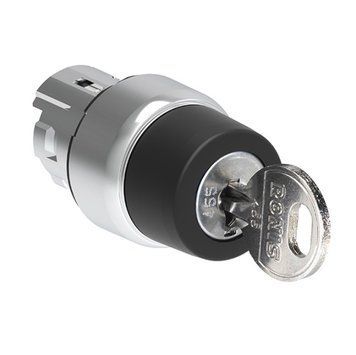 Кнопка метал., поворотна LPS S370 (1-0-2, з ключем, без фіксації) 000200016 фото