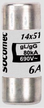 Запобіжник c бойком14x51 gG 40A (60520040) 000087070 фото