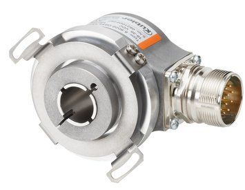Енкодер 8.5020.2824.0500 вих. Push-Pull (7272) з інверс Uжив=5...30Vdc пол вал15мм фл.стваж 12pinM23 000101635 фото