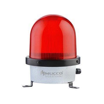 SNT-D12522-B-1 Проблисковий маяк червоний, алюмінієвий корпус + звук (smd LED, 126дБ,85-260V AC/DC) 000172796 фото