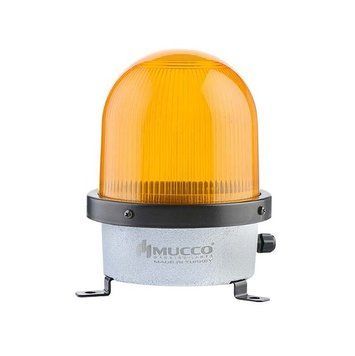 SNT-D12522-B-3 Проблисковий маяк Жовтий, алюмінієвий корпус + звук (smd LED, 126дБ,85-260V AC/DC) 000180833 фото