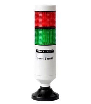 PTE-AGF-2FF-RG Світлосигнальна колона (LED, червоний, зелений 56мм, 90-240 VAC) 000102551 фото
