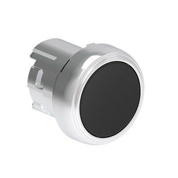 Кнопка метал., чорна з фіксацією LPS Q102 000201211 фото