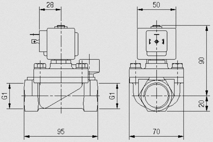M2621 (G1, NC, NBR, 0...1000 mbar, -10...60 C, 24 VAC/DC, TM35) Клапан эл.магн. процесса газ(301650) 000092222 фото