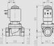 M246 (G1/2, NC, PTFE, 0,5...9 bar, 180 C, 230 VAC, TM30) Клапан эл.магн. пар. (340610) 000070727 фото 3