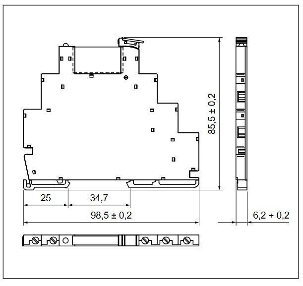 PI6W-1P-230VAC/DC колодка інтерфейсного реле 000137699 фото