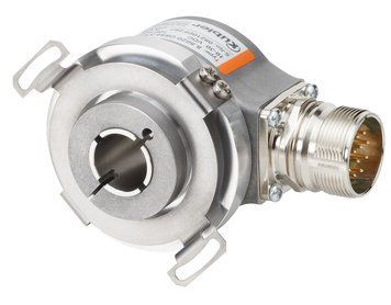 Енкодер 8.5020.282F.1024.0020 вих. Push-Pull (7272) з інв. Uжив=5...30Vdc вал15мм фл.ст.важ. танг 2м 000190436 фото