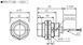 PR30-15DN Датчик індуктивний (M30, Sn=15mm, 12-24 VDC, NPN NO, кабель 2м) 000060602 фото 2