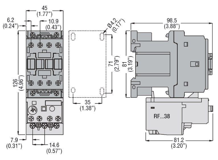 Контактор BF25 10 D220 000081383 фото