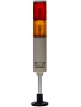 PTEDMZ202-RY Світлосигнальна колона (LED, червоний, жовтий, сирена, 56мм, 24V AC/DC) 000105288 фото