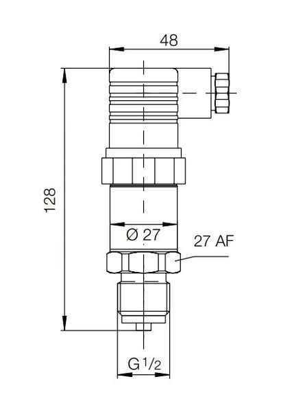 Перетворювач тиску SEN-3376 /2 A175 (0...1000 bar) 000112740 фото