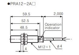 PRA12-2AO Датчик індуктивний (тефлон, IP67, 100-240VAC) 000147673 фото